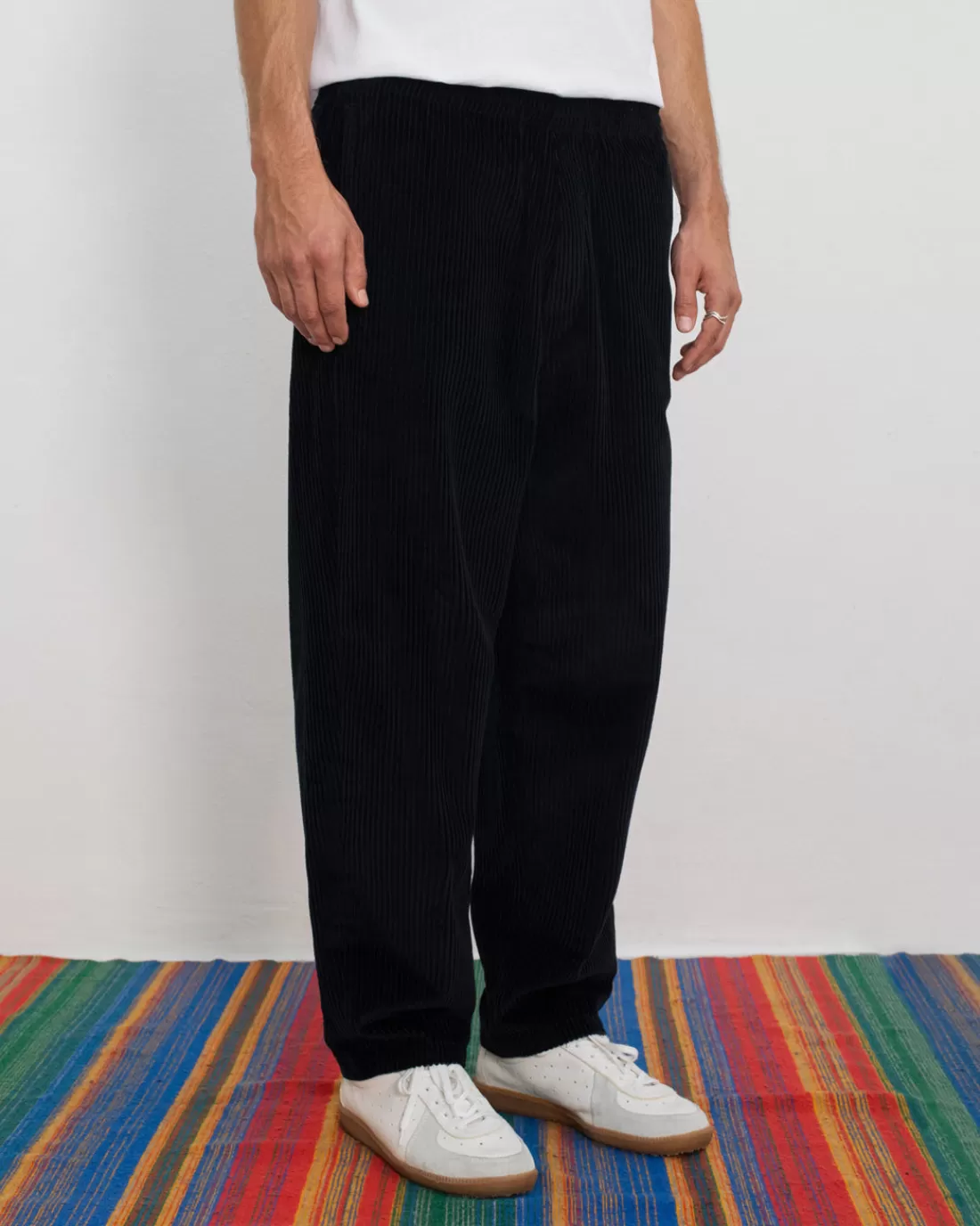 Pants & Shorts | Pants & Shorts | Rotholz Cord Wide Pant Organic Cotton - Soft Black